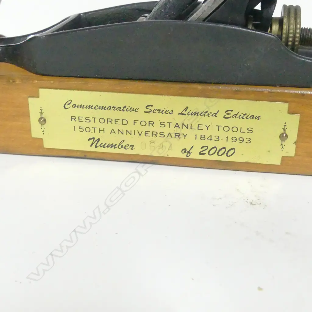 Stanley Limited Edition No. 0644 of 2000 - Restored Transitional Plane. 150th Anniversary Edition with box. L.380mm Image 1++