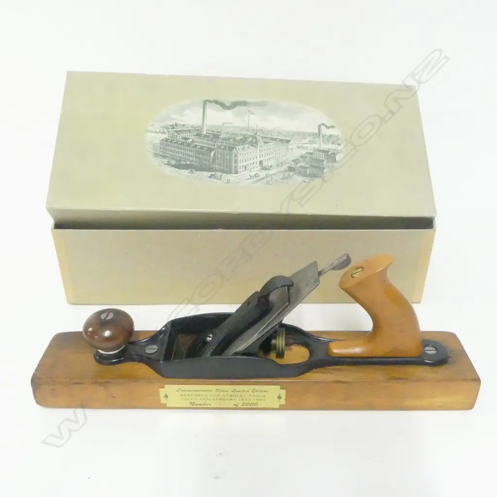Stanley Limited Edition No. 0644 of 2000 - Restored Transitional Plane. 150th Anniversary Edition with box. L.380mm Image 1++
