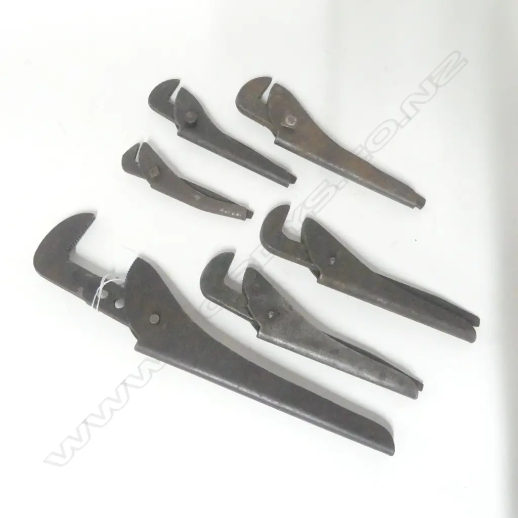 Unknown Stilson wrenches (6) Image 1++