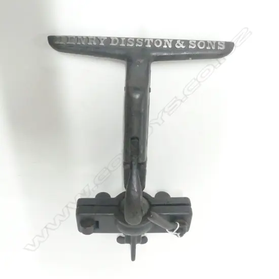 Henry Disston & Sons Cast Iron Saw Sharpening Vice Clamp. Jaw W.225mm