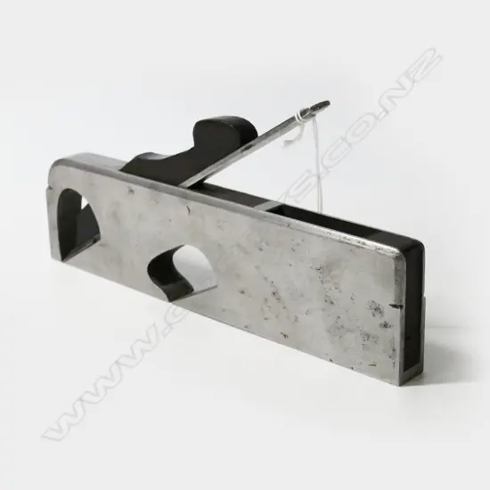 Unknown Wood and Cast Steel Shoulder Plane with double throat. L.240mm