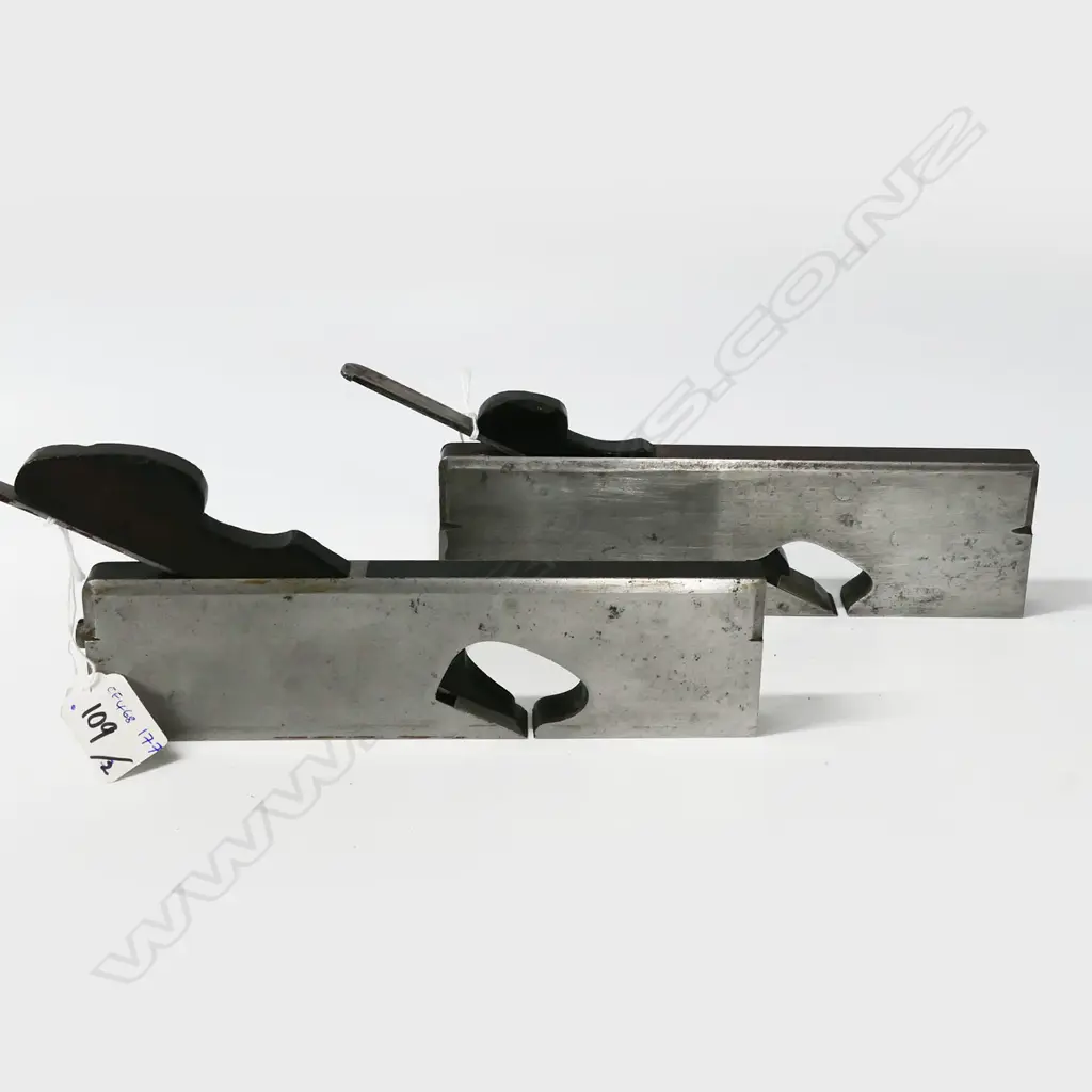 Spiers Ayr Infill Moulding Plane and Unknown Steel and Wood Moulding Plane. L.520mm (2) Image 1++