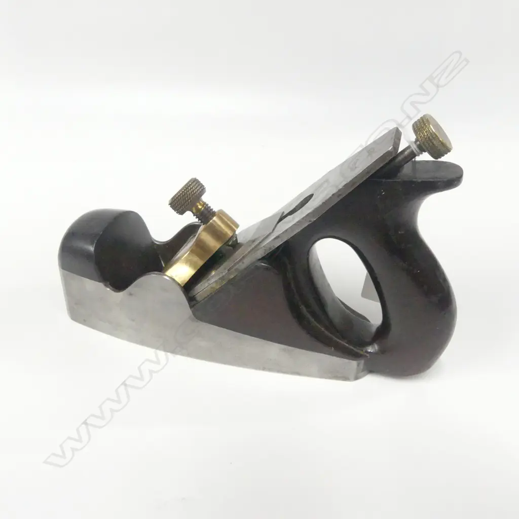 Norris A5 Coffin Smoothing Plane, ebony infill. Patent, London No. 199198-22 Image 1++