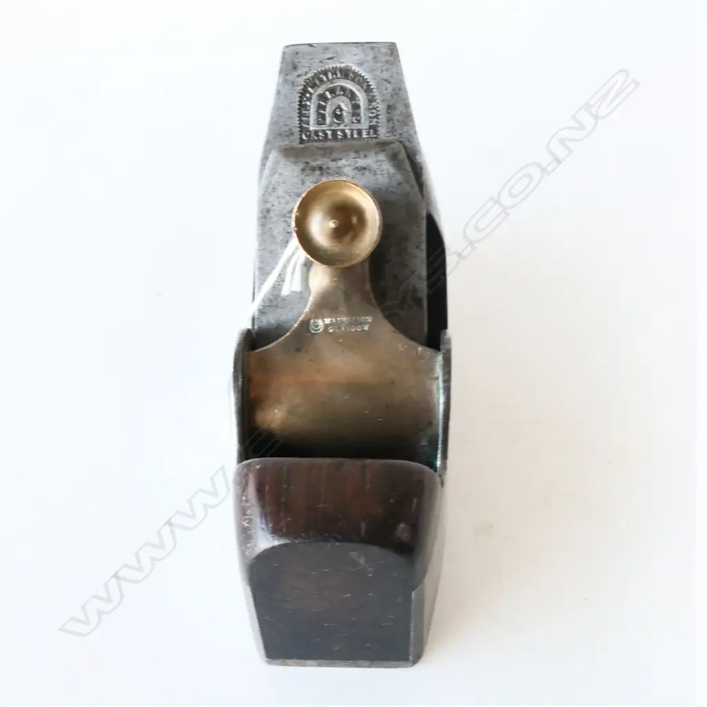 Mathieson, Glasgow coffin walled rosewood infill smoothing plane. L.185mm Image 1++