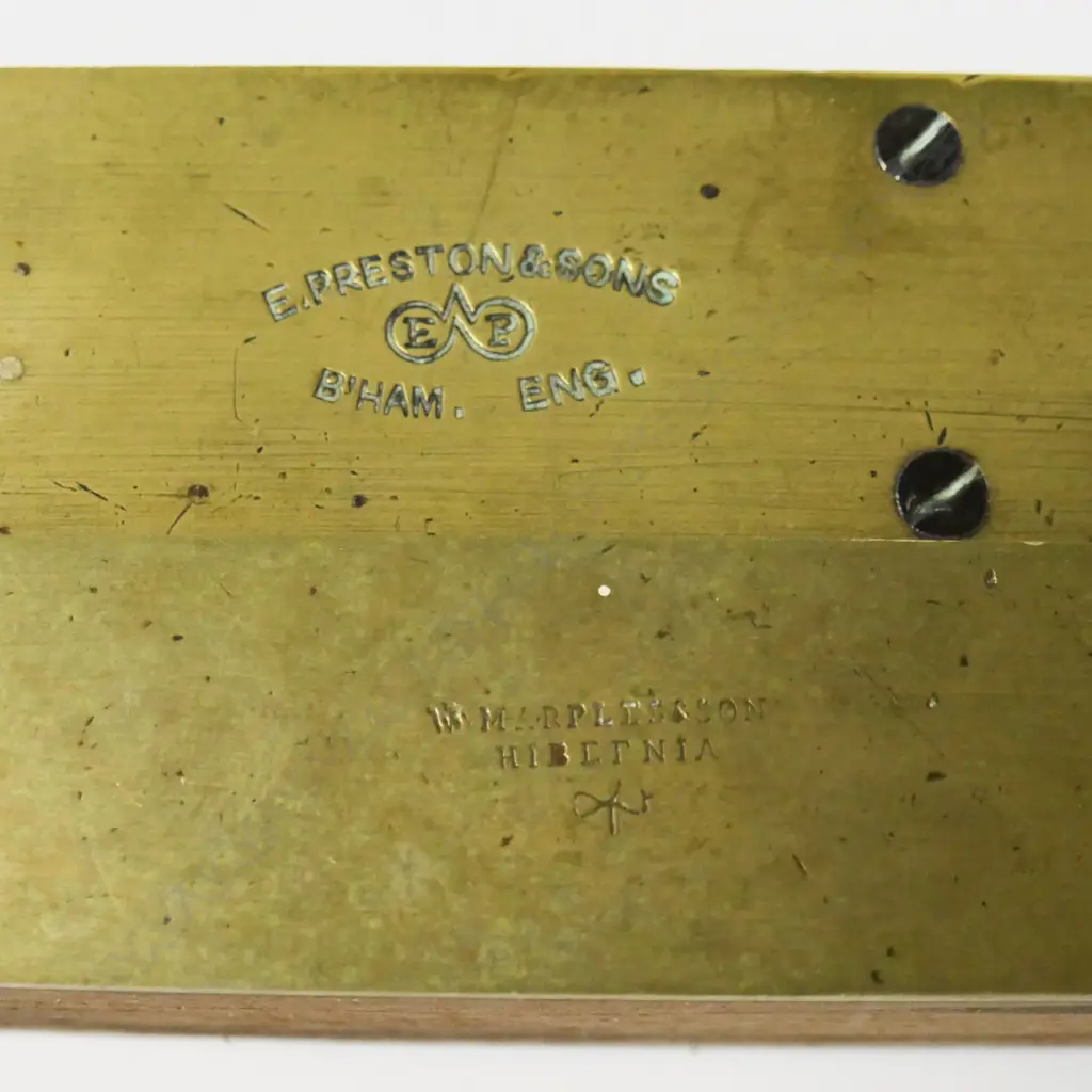 Preston & Sons brass capped level, L.460mm, and Marples brass capped level (AF) (2) Image 1++