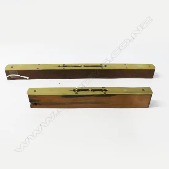Preston & Sons brass capped level, L.460mm, and Marples brass capped level (AF) (2)