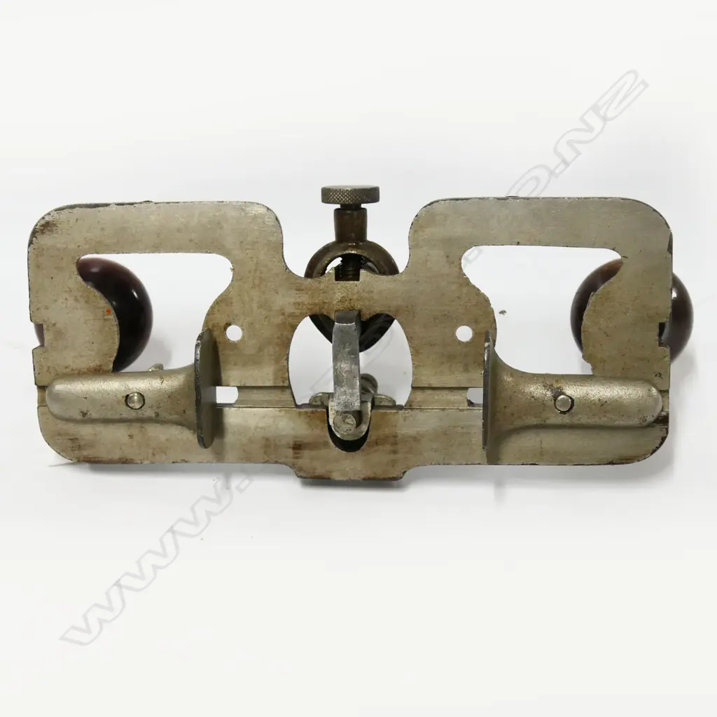 Desirable Preston Type 3 No. 2500P router plane with both moveable fences, c.1912. W.230mm Image 1++