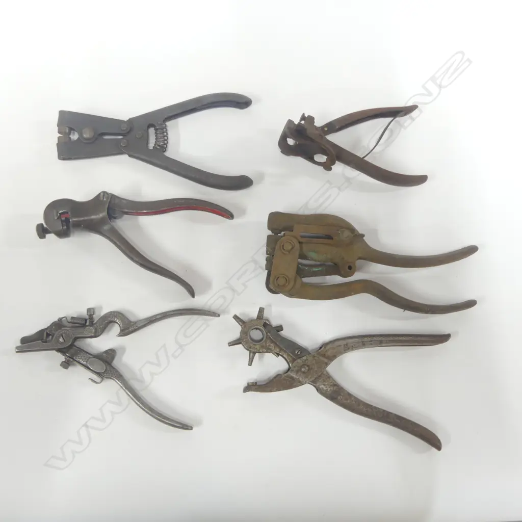 Box of various punches, sets and snips. Image 1++