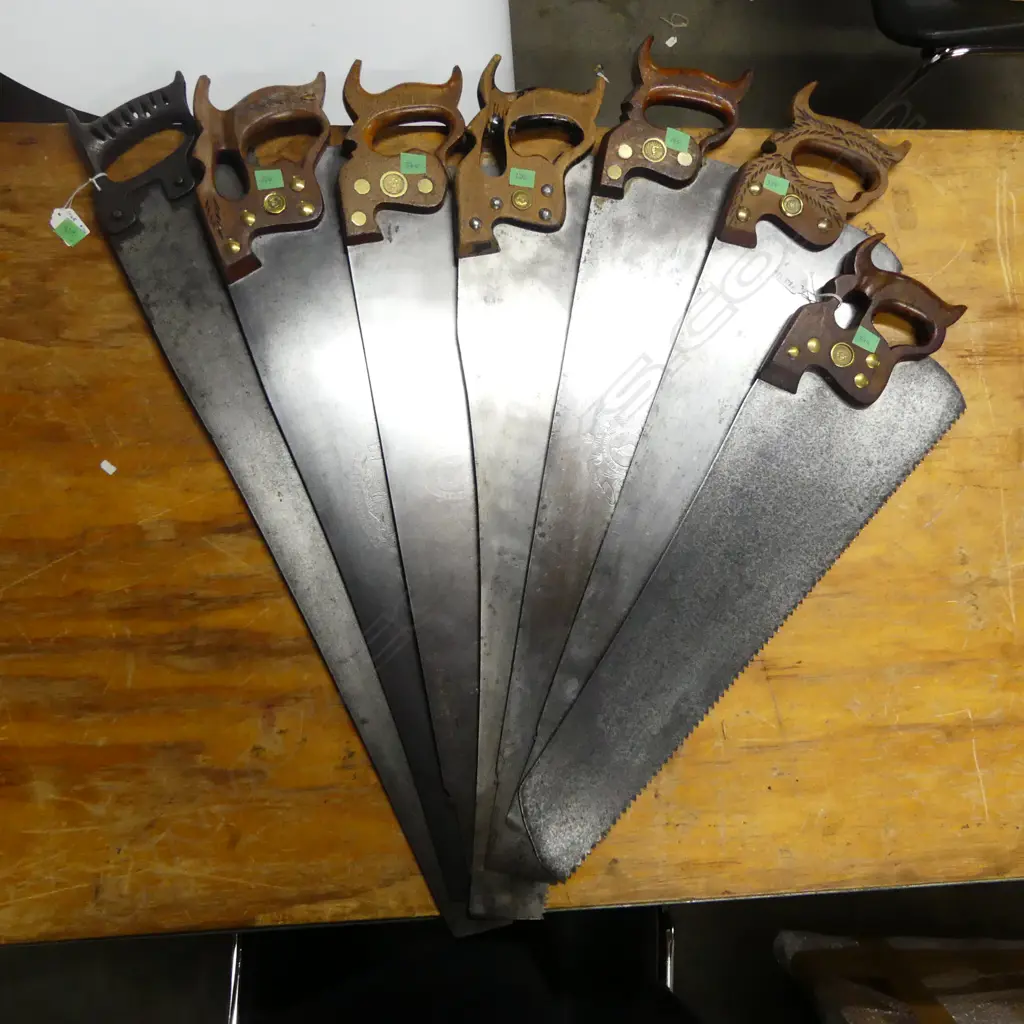 Spear & Jackson; Mathieson; Robt Sorby (Kangaroo trademark) and other panel saws (7) Image 1++