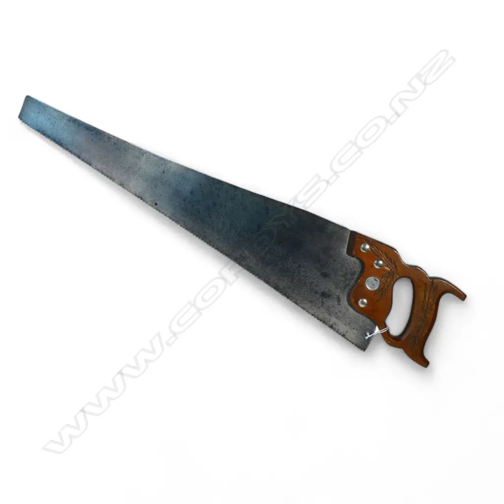 Toronto Saw Works, Canada "Maori Chief' trade mark panel saw Image 1++