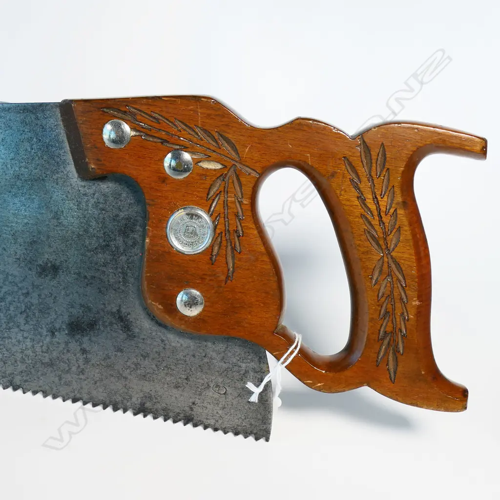 Toronto Saw Works, Canada "Maori Chief' trade mark panel saw Image 1++