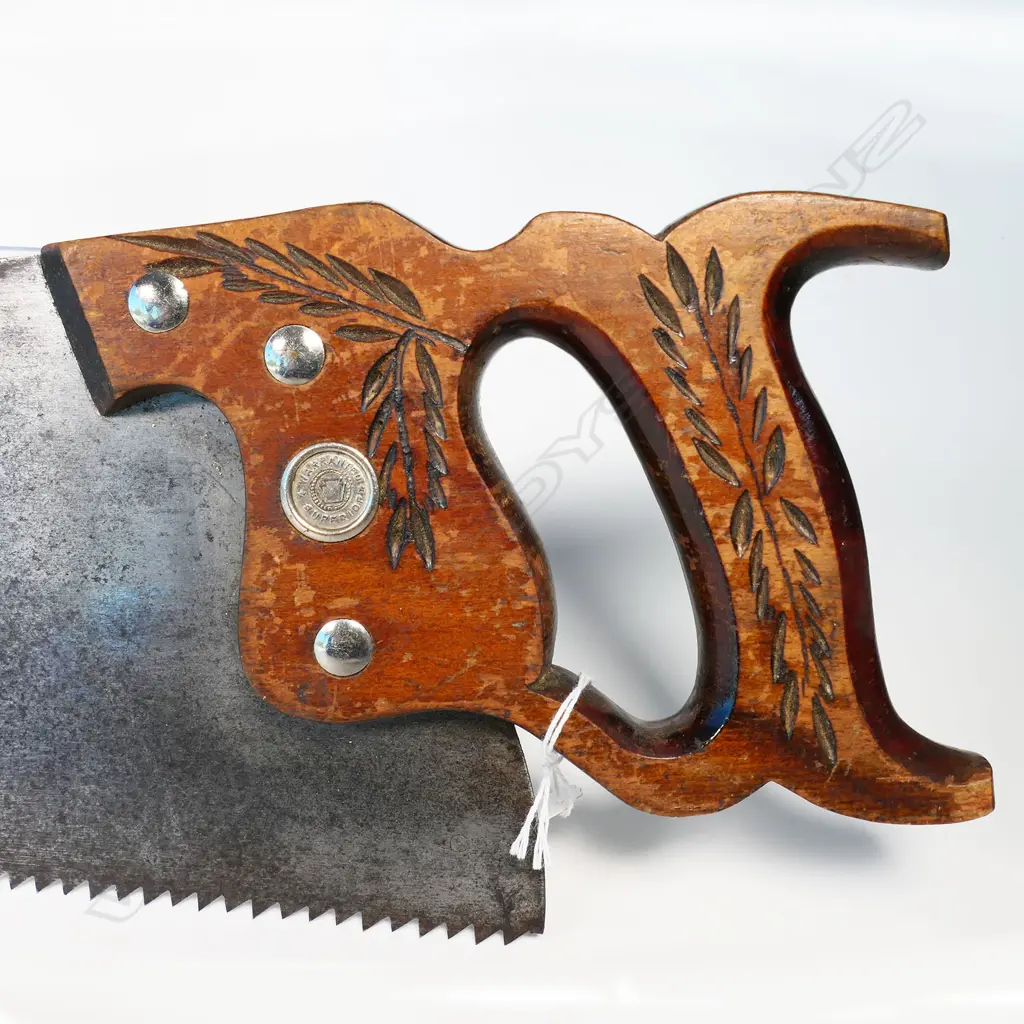 Toronto Saw Works, Canada "Maori Chief' trade mark panel saw Image 1++