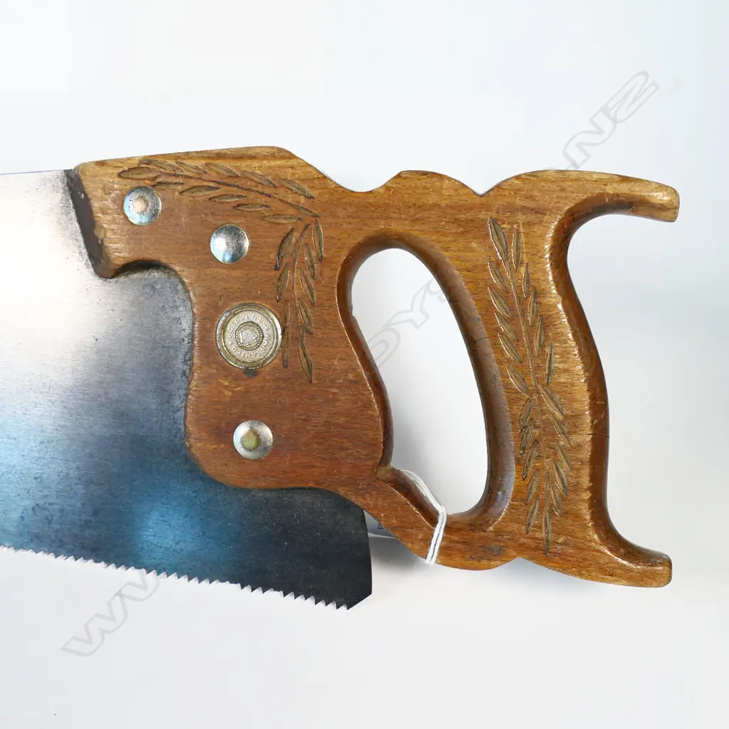 Toronto Saw Works, Canada "Maori Chief' trade mark panel saw Image 1++