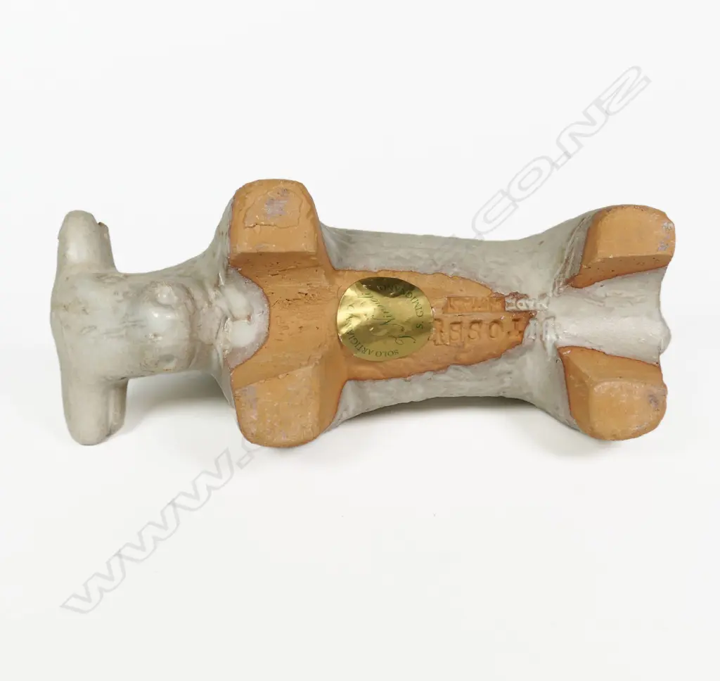 Aldo Londi (Italian) Bitossi Bull Figurine. H.90 x 160mm Image 1++
