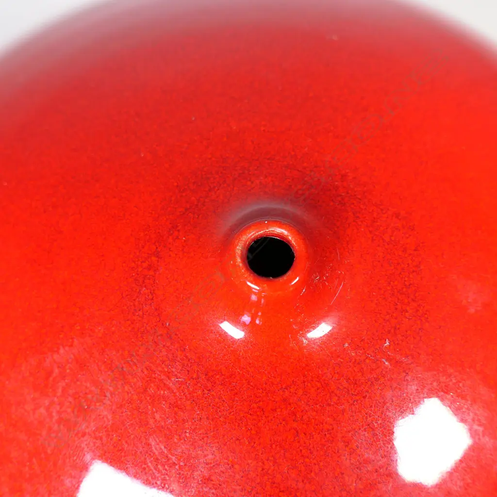 Graeme Ambrose Red Orb Vase. H.315mm Image 1++