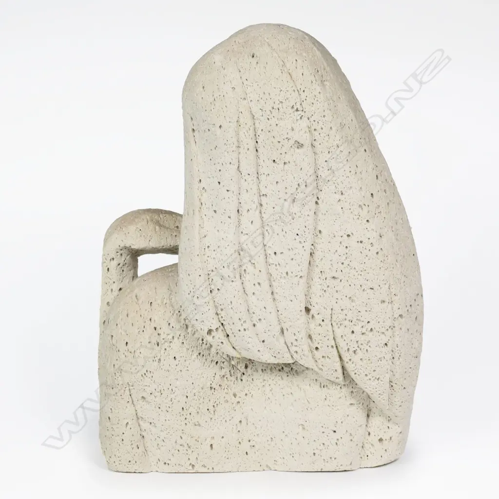 Geoffrey Fuller Pumice Bust, 1960s. H.230mm Image 1++