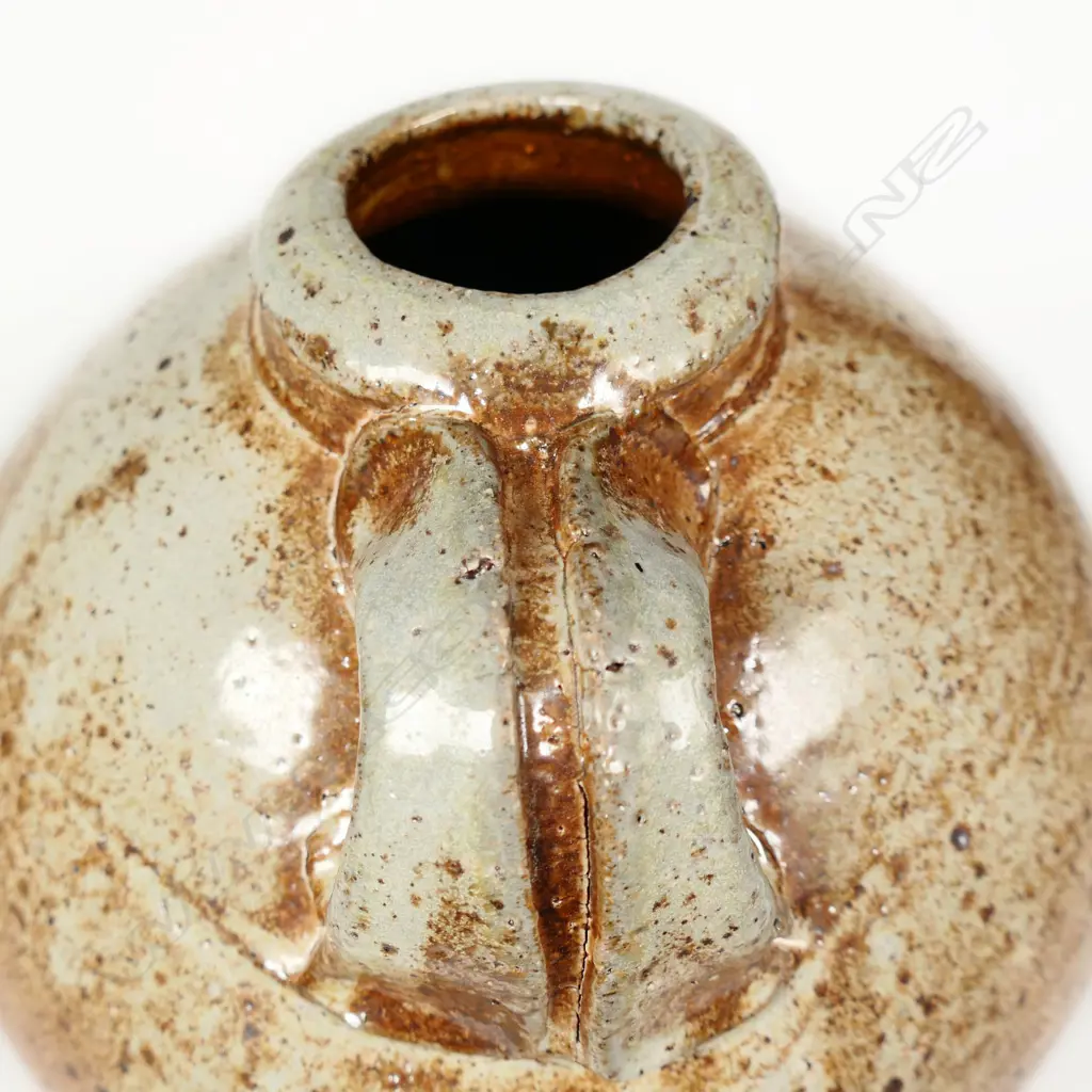 Duncan Shearer Wood Fired Flagon. H.230mm Image 1++