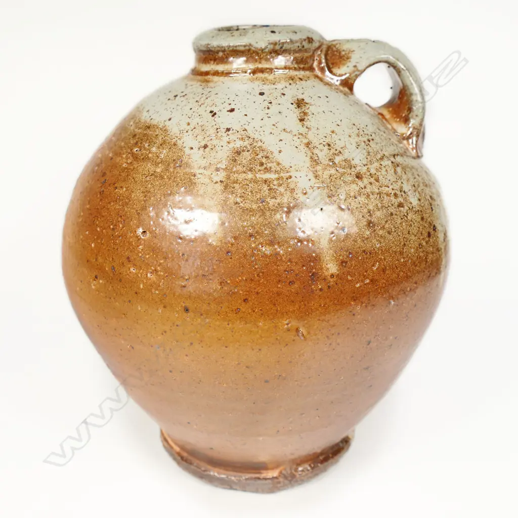 Duncan Shearer Wood Fired Flagon. H.230mm Image 1++