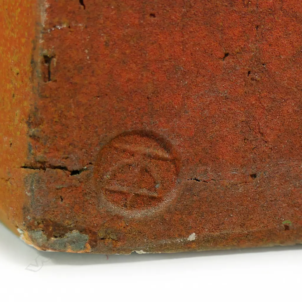 Don Thornley Hermetic Box. Orange matte finish. H.555mm W.265mm Image 1++