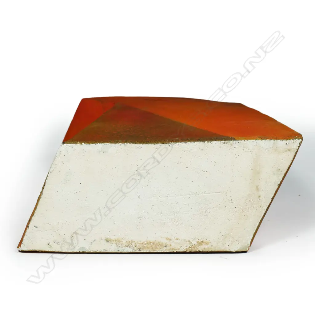 Don Thornley Hermetic Box. Orange matte finish. H.555mm W.265mm Image 1++