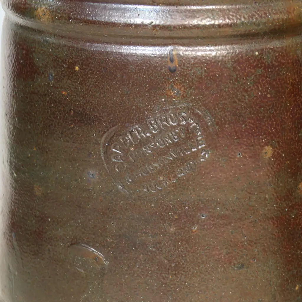 Two chimney pots from Carder Bros & Co. Ponsonby, salt glazed. Some faults/chips. H's. 510 & 505mm. Image 1++