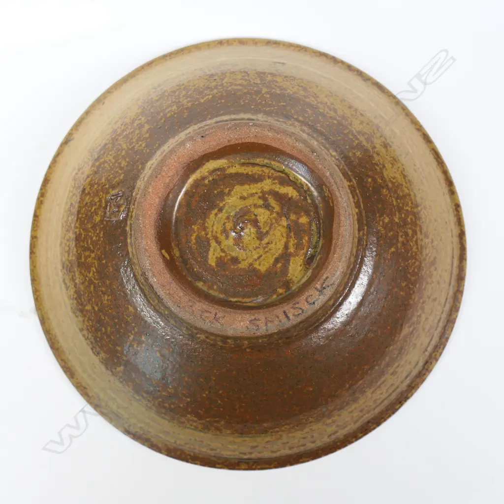 Mirek Smisek 1960's studio pottery bowl, Image 1++