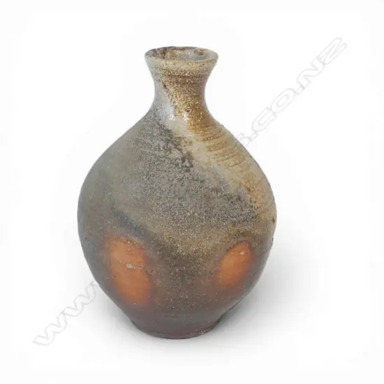 Estelle Martin anagama fired vase,