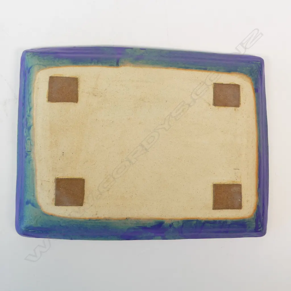 Keith Blight rectangular high sided Ikebana dish, Image 1++