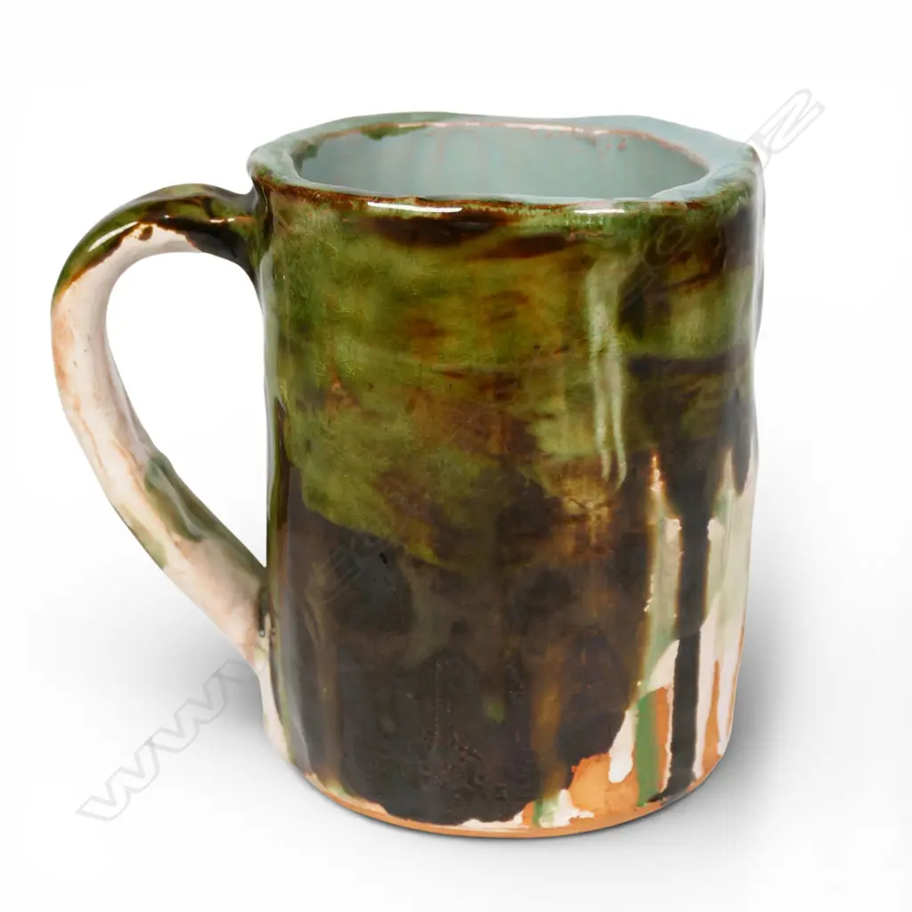 Paul Rayner (1959-) ''Pioneer Ware' Jovan Rancich' character jug, Image 1++