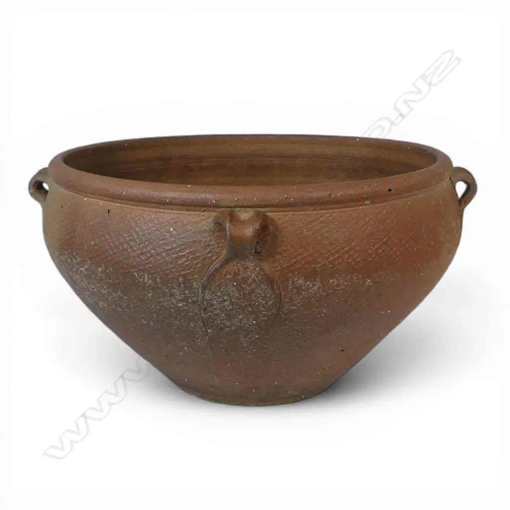 Peter Alger wide unglazed planter, Image 1++