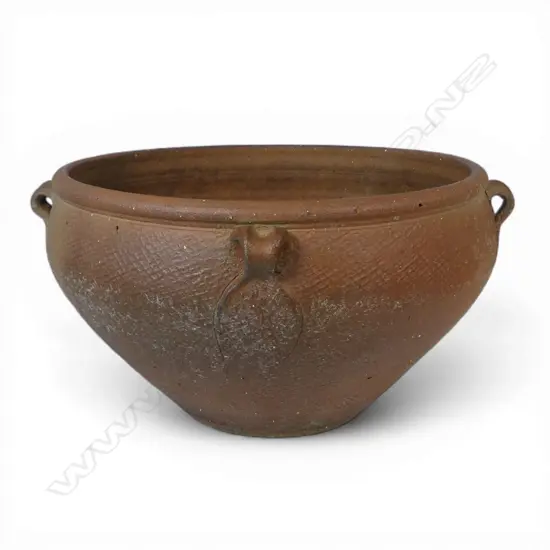 Peter Alger wide unglazed planter,