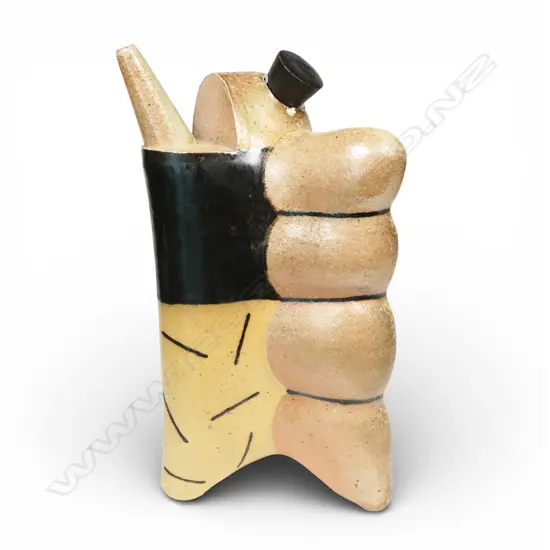 Potter unknown sculpted pottery pouring vessel,