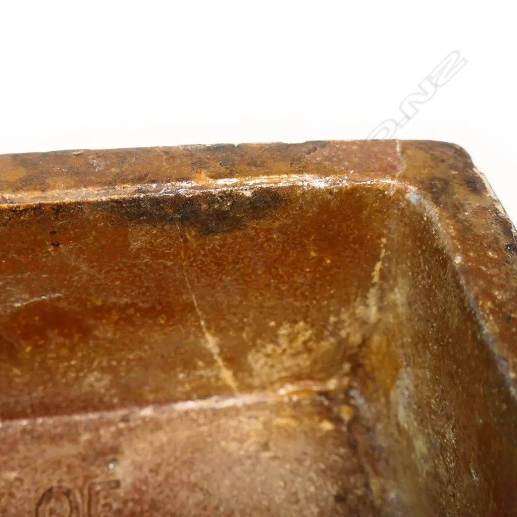 A rare New Zealand early 20thC James Royce & Co. Ltd. Auckland promotional dog's water bowl, Image 1++