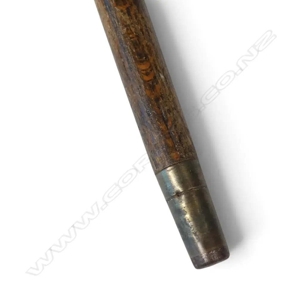 A vintage ceramic tiki form handled walking stick Image 1++
