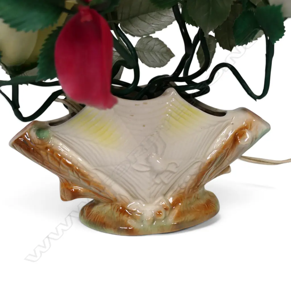 Titian ware spider vase lamp, Image 1++