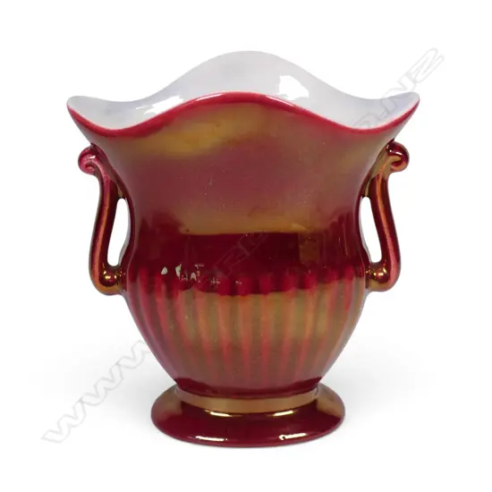 Titian studio double handled vase #V109,