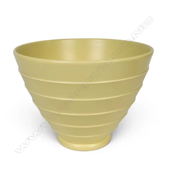 Keith Murray for Wedgwood ceramic conical vase,
