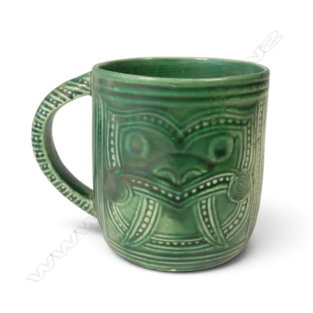 Crown Lynn Wharetana Ware mug  N1029, Image 1++