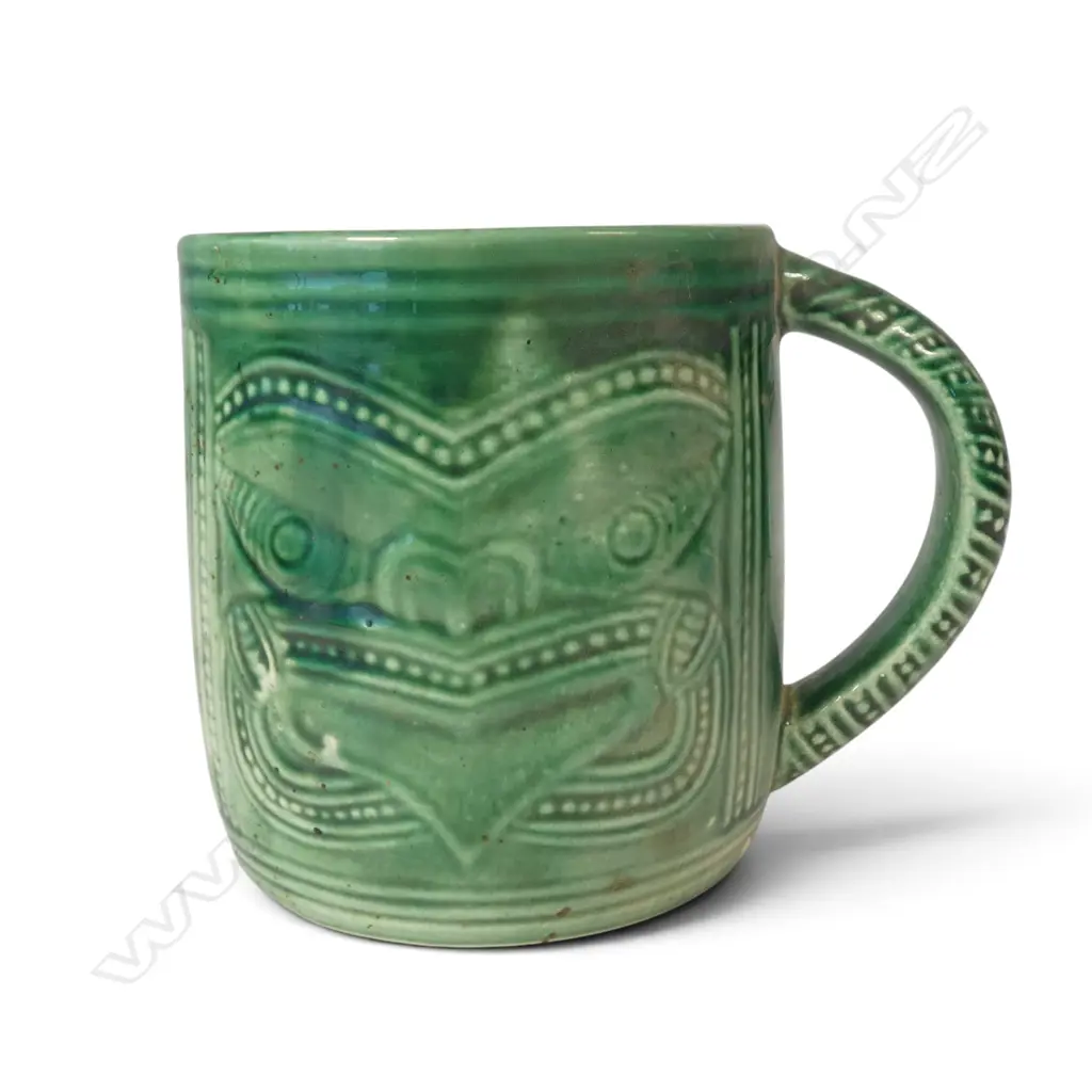 Crown Lynn Wharetana Ware mug  N1029, Image 1++