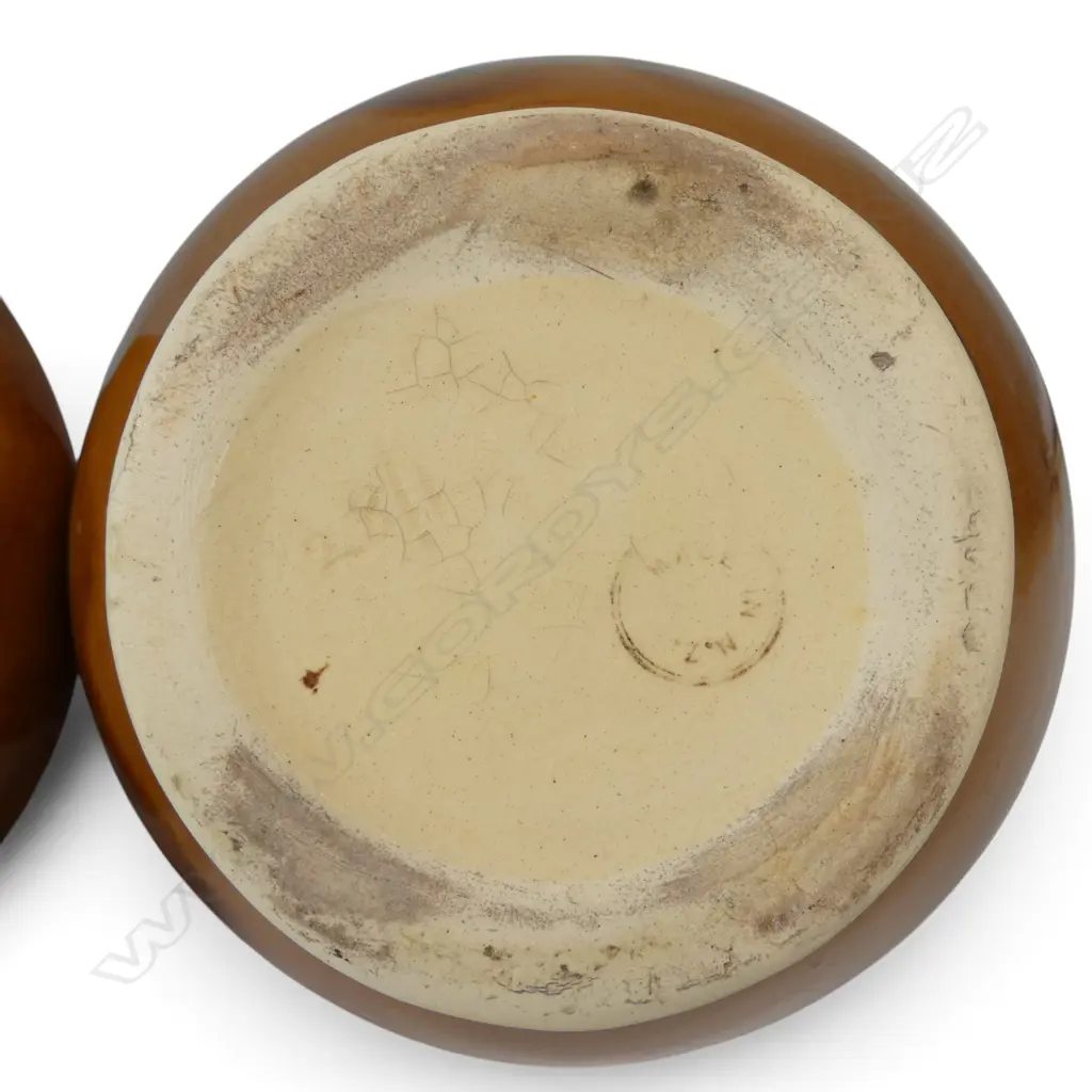 Pair Crown Lynn Ambrico vases, Image 1++