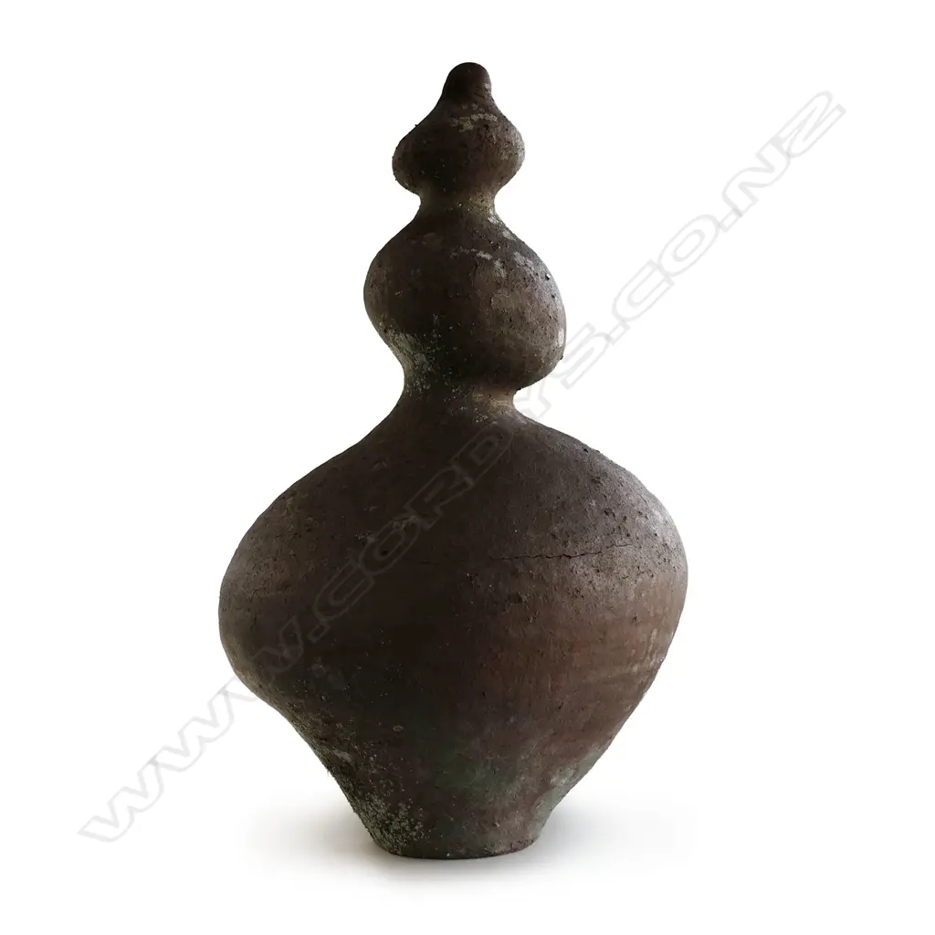 Barry Brickell (1935 - 2016) dark brown terracotta sculpture, Image 1++