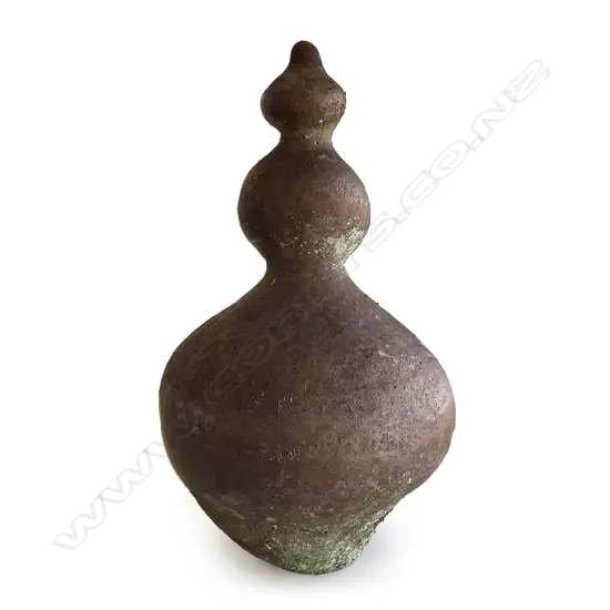 Barry Brickell (1935 - 2016) dark brown terracotta sculpture,