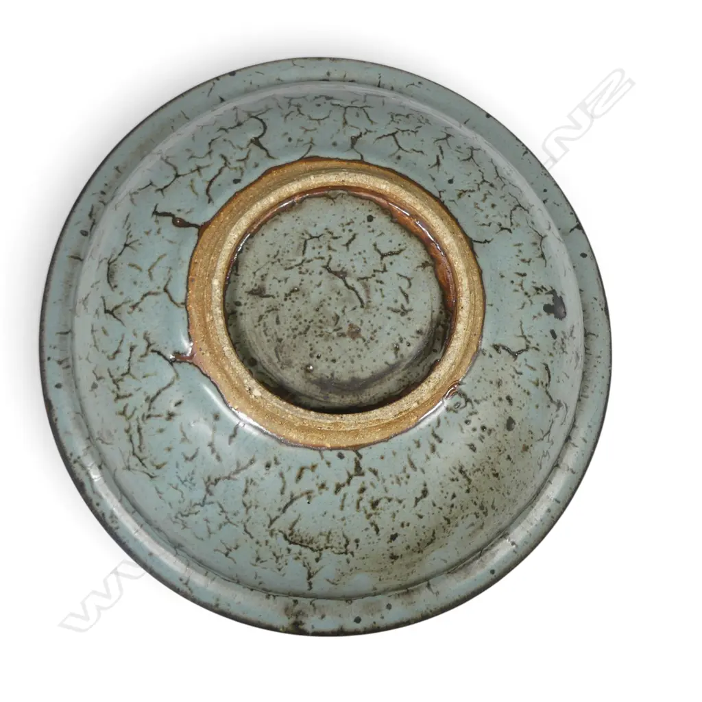 Len Castle (1924-2011) crackle glazed bowl, Image 1++