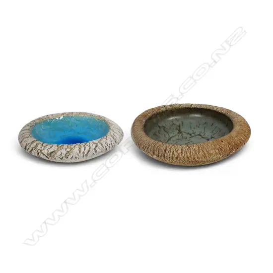 Len Castle two small Pacific series bowls,