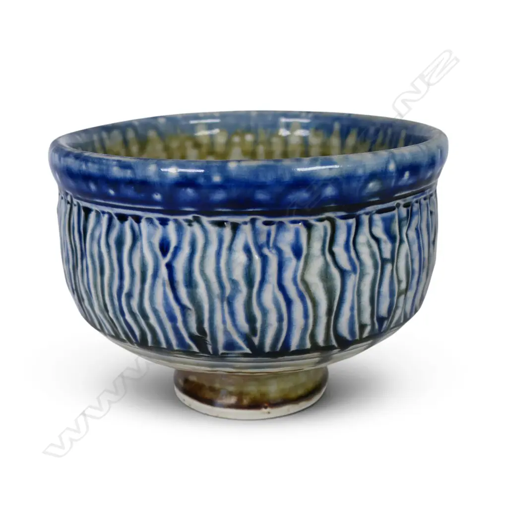 Mirek Smisek porcelain salt glaze pedestal bowl, Image 1++
