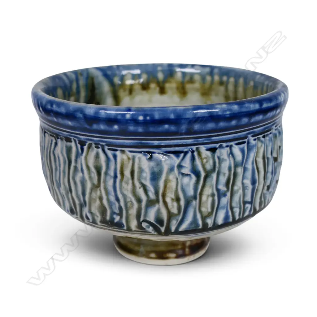 Mirek Smisek porcelain salt glaze pedestal bowl, Image 1++