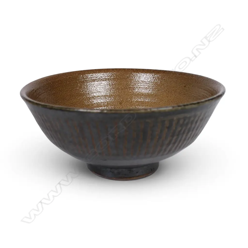 Mirek Smisek brown salt glazed bowl, Image 1++