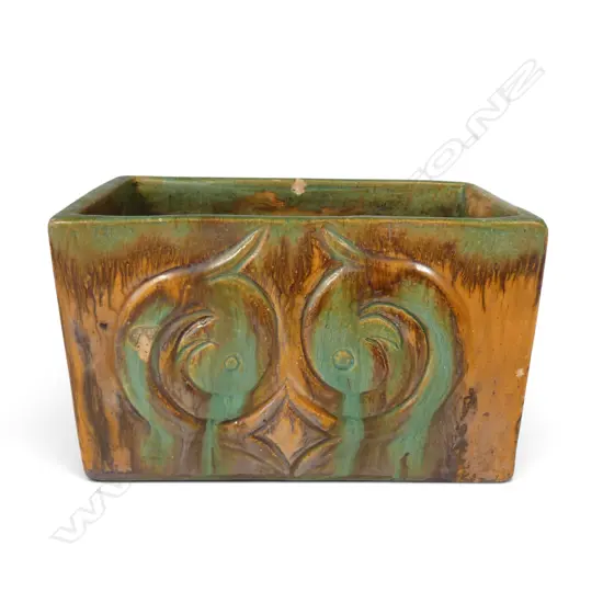 Patricia Perrin (1921-1988) rare early 1949 trough form vase,