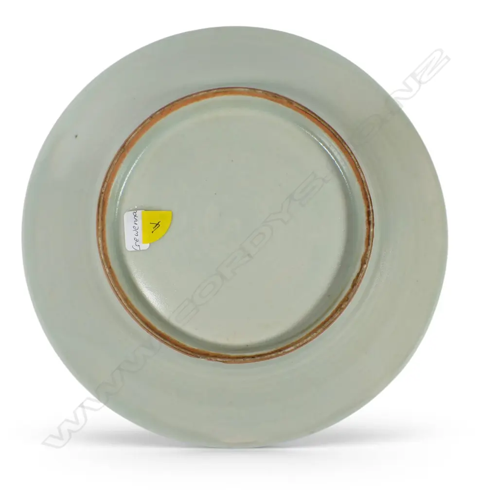 Harry Davis Crewenna Pottery fine porcelain plate 1960s, Image 1++