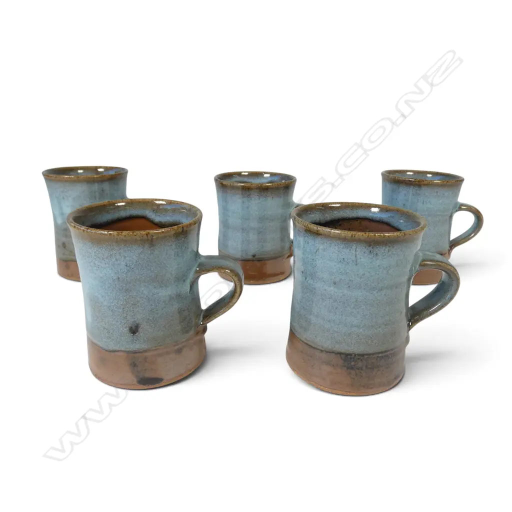 Peter Stichbury set of five coffee mugs, Image 1++